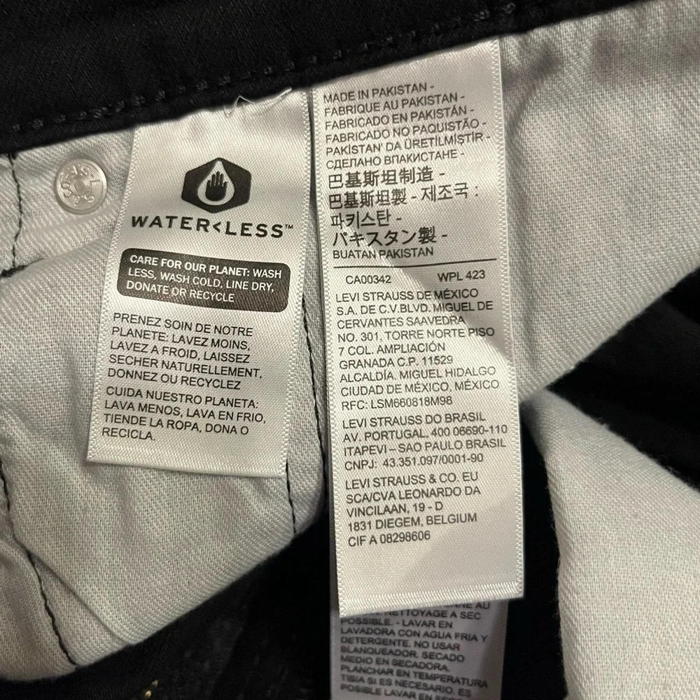 Levi’s 505 Regular Stretch Black Jeans 36 X 32​